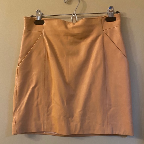 H&M Real Leather Mini Skirt - Picture 1 of 3